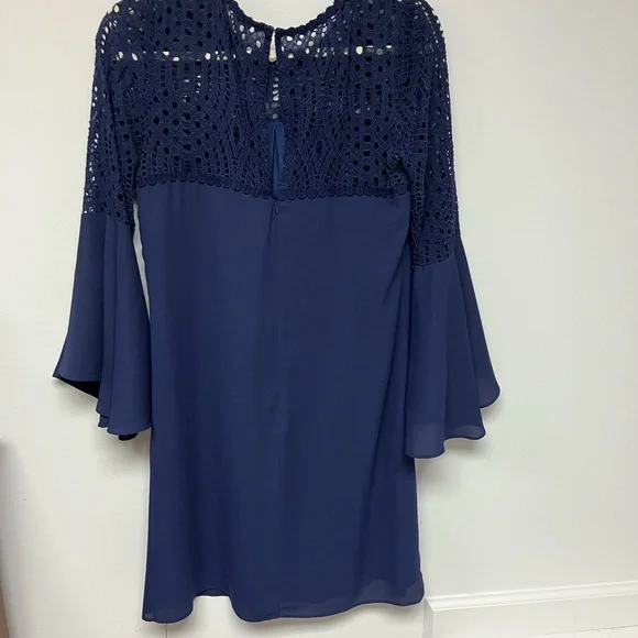 Lilly Pulitzer, navy blue dress, XS-S. - Picture 2 of 5
